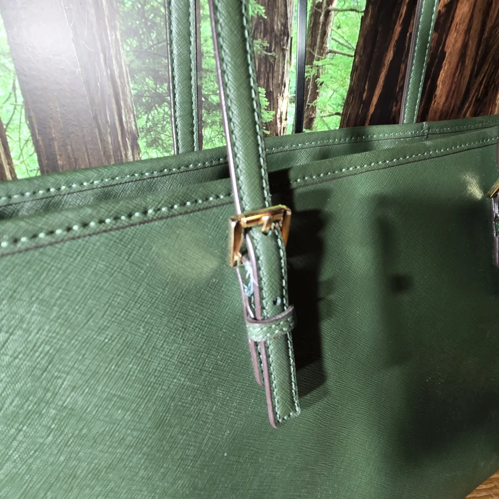 Michael Kors Green Tote Bag - Picture 5 of 13